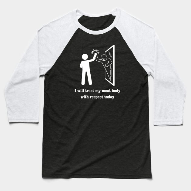 Self Respect high-five Baseball T-Shirt by The Autistic Culture Podcast